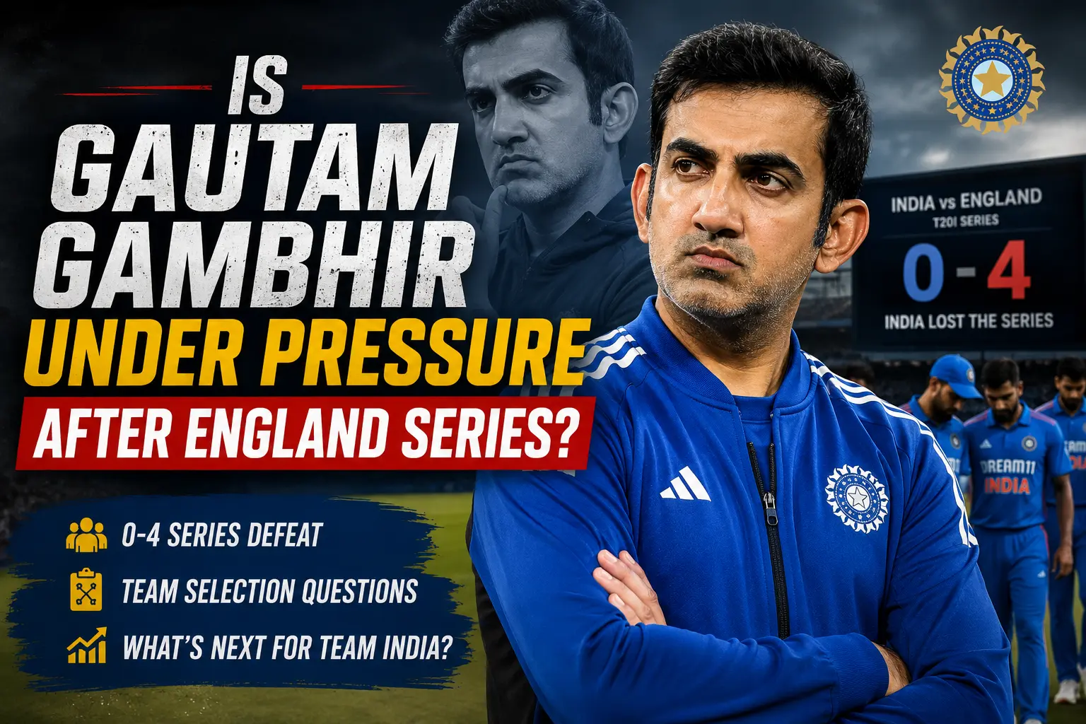 Gautam Gambhir England Series
